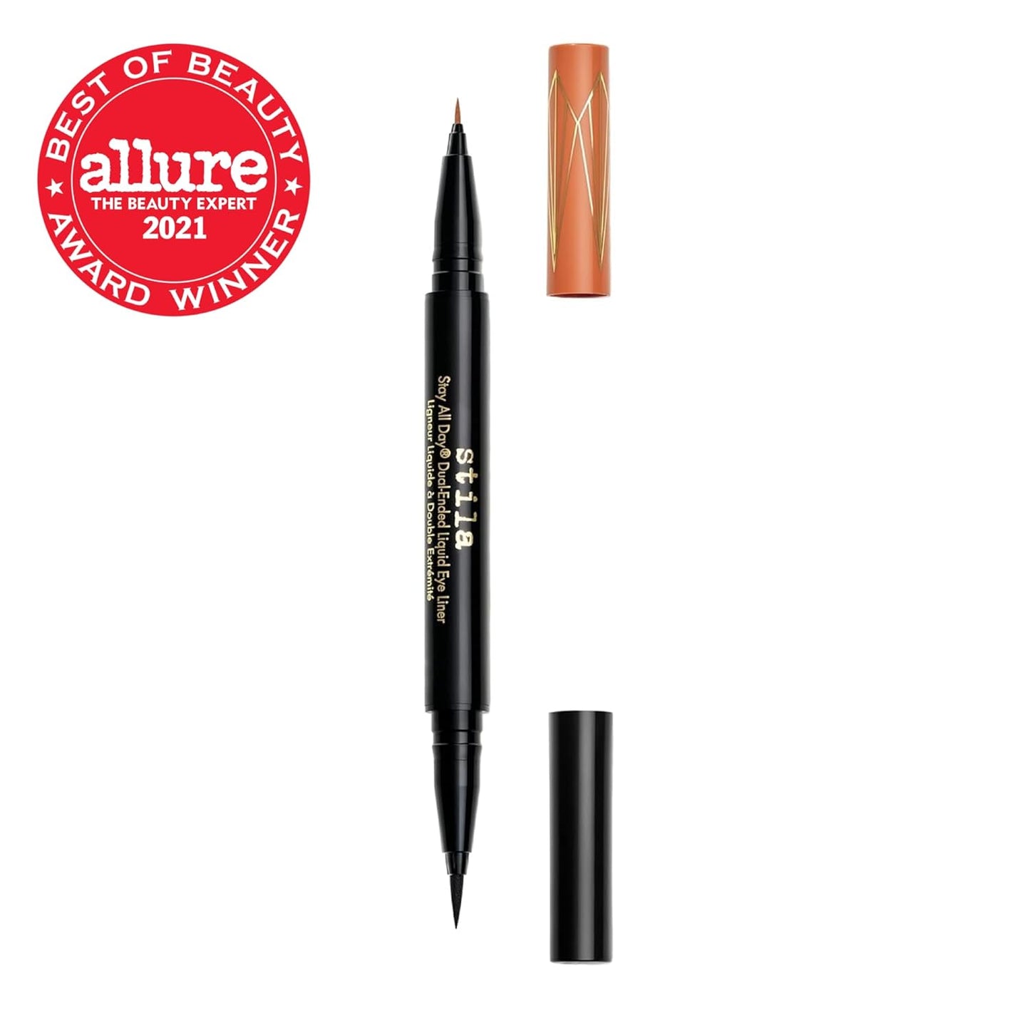 Stila Stay All Day® Dual-Ended Liquid Eye Liner - Waterproof, Long-Lasting, Precision Tip