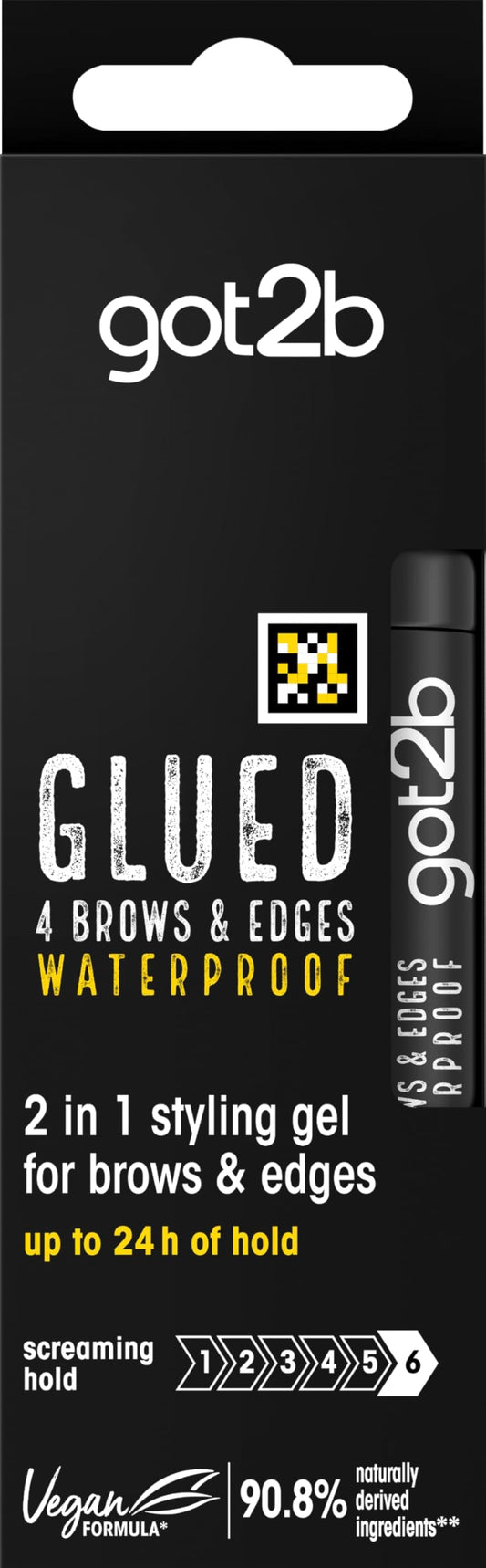 got2b glued for Brows & Edges eyebrow gel, vegan waterproof eyebrow gel, fast drying with no residue or stickiness 16ml