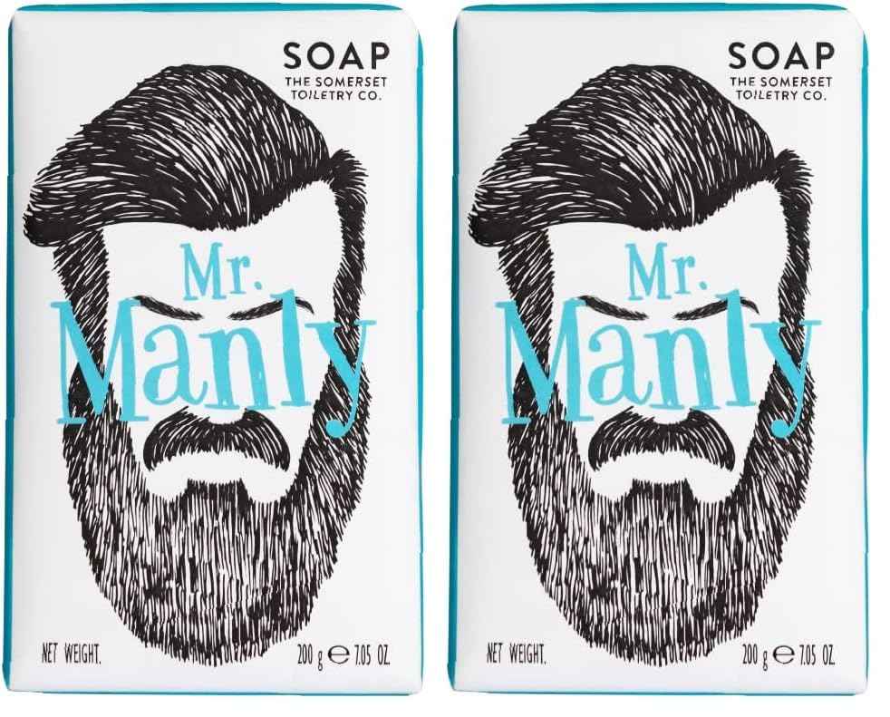 Mr Perfect and Friends by Somerset Mr rugged soap by somerset, 7.05 Fl Oz (52048), mr. manly (51973) (Pack of 2)
