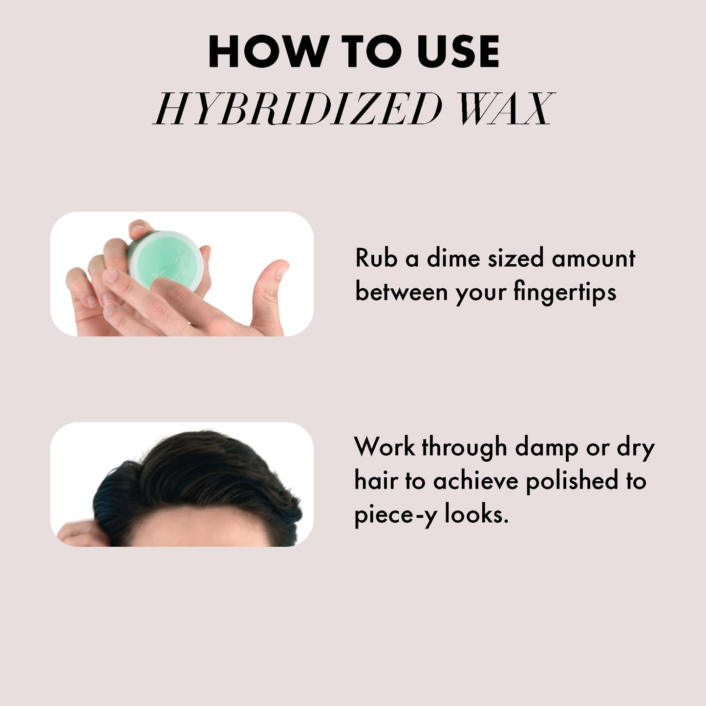 Hanz de Fuko Hybridized Wax – Medium Hold, Satin Shine – Men’s Hair Styling Wax, 2 oz