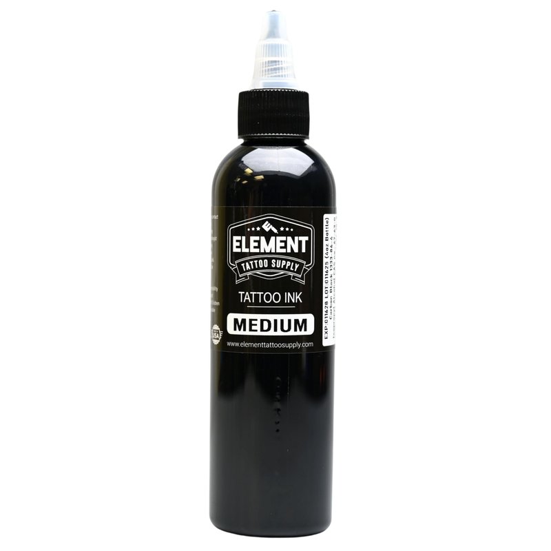 Element Tattoo Supply Greywash Tattoo Ink Set Professional Tattooing Supplies Light Medium and Dark Shades for Outlining Shading and Blending 4oz Bottles