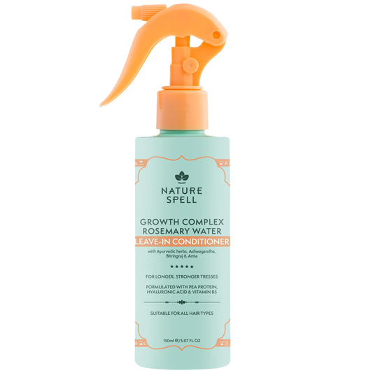Nature Spell Rosemary Water Leave-In Conditioner, For All Hair, 5.07 Fl Oz