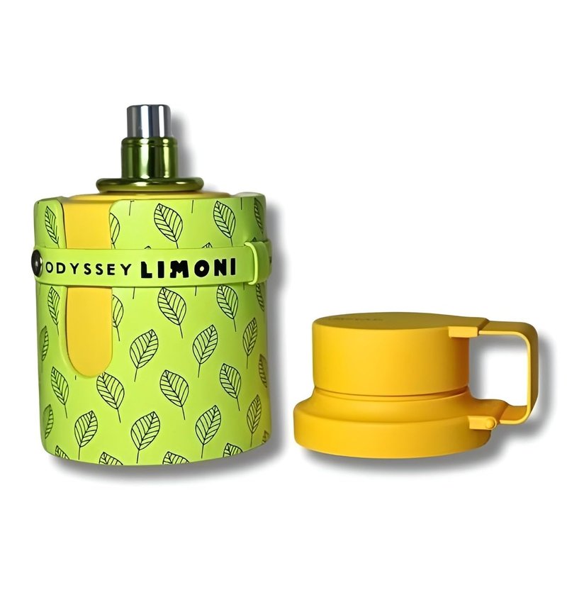 Odyssey Limoni Fresh Unisex Eau De Parfum Spray, Yellow and Green Design
