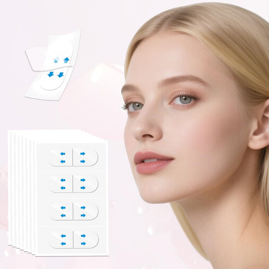 Lunafleur Instant Lift Neck Tape Before Makeup, Facelift Tape for Lifting Sagging Skin Wrinkle Lifter Tapes for Turkey Neck,Jowl, Eye, Double Chin