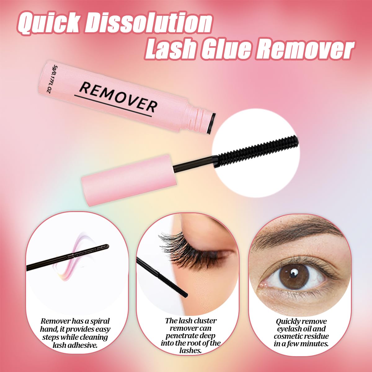 DNSGOOR DIY Lash Extension Kit 684Pcs 10-18mm D Curl Lashes Clusters with Lash Bond and Seal Glue Remover Lash Shampoo Cleansing Brush Headband Wristband Tweezers Eyelash Brush Applicator