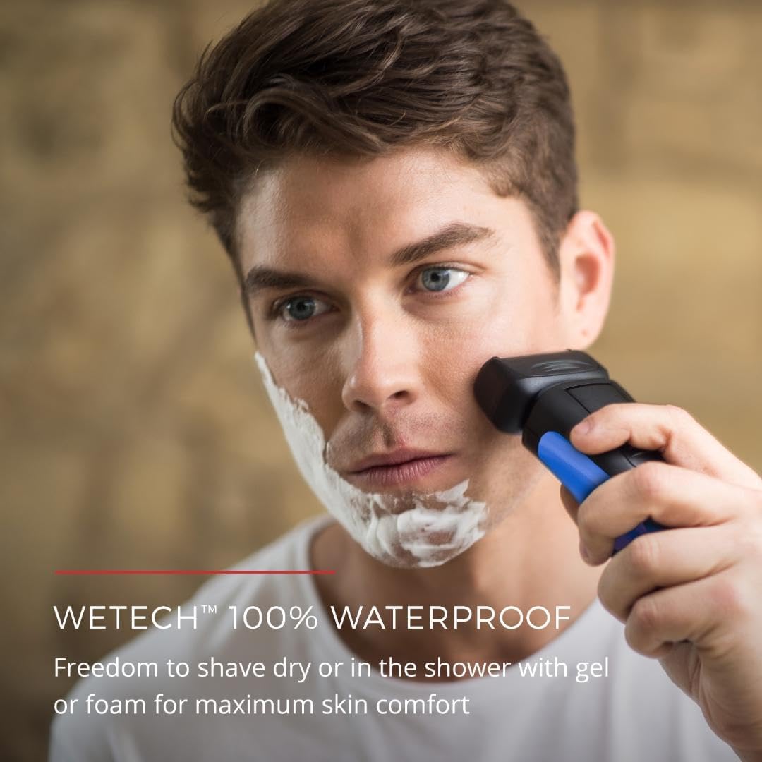 Remington Foil Shaver for Men - Electric Shaving with Pop-up Trimmer | Blue PF7400E