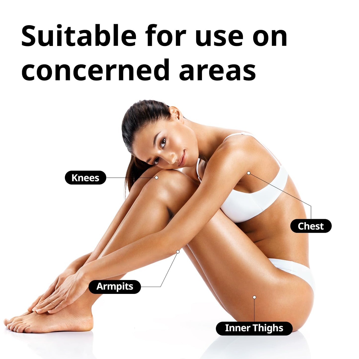 Underarm Cream - Dark Spot Remover for Body, Bikini & Sensitive Areas | 3.4 fl oz - Korean Beauty