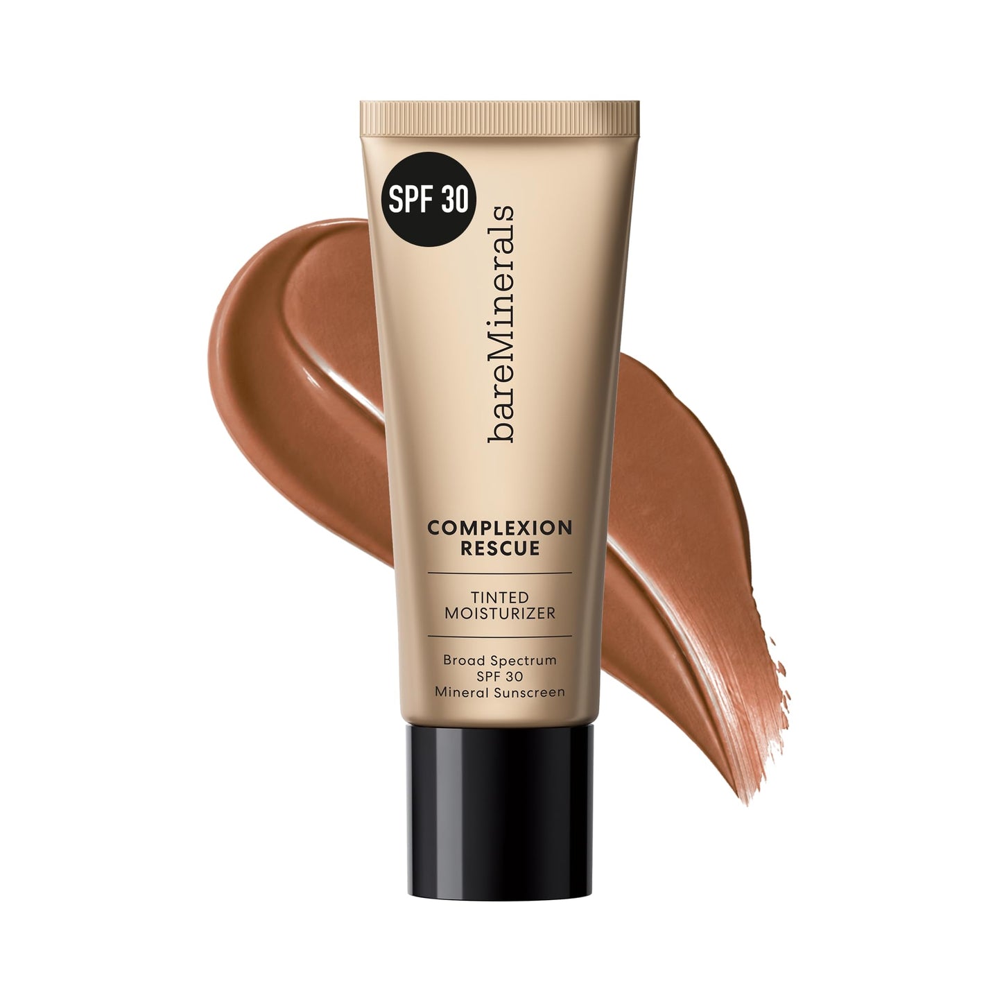 bareMinerals Complexion Rescue Tinted Moisturizer SPF 30 - Tinted Mineral Sunscreen for Face with Hyaluronic Acid + Squalane - 24HR Hydrating, Dewy Hydrating Skin Tint - Cedar 11 (1.18 oz)