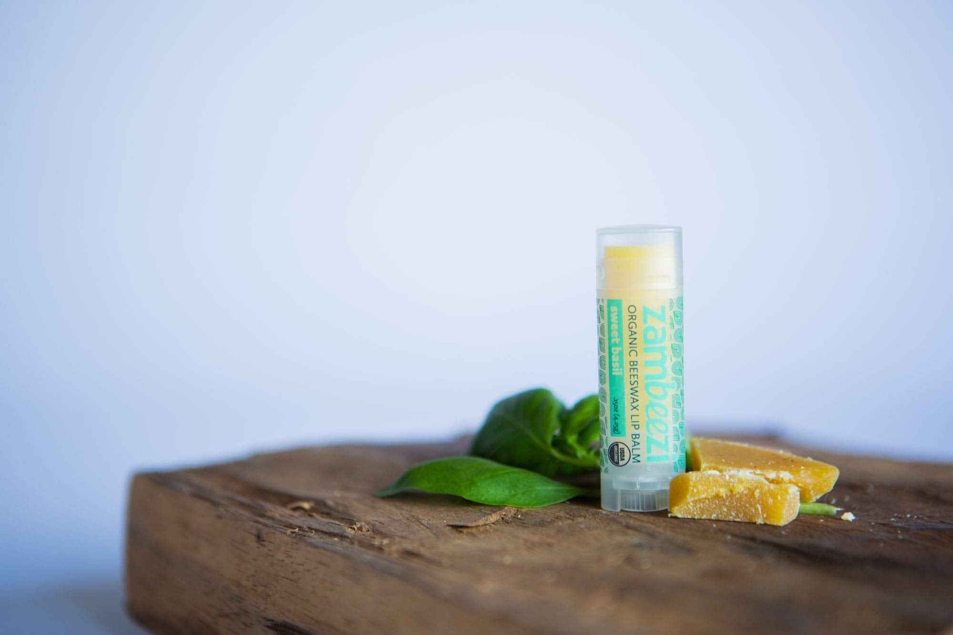 ZAMBEEZI Fair Trade, Organic Beeswax Lip Balm - Variety 6 Pack (Lemongrass, Tangerine, Wild Rose, Sweet Basil, Suncare and Honeybalm) - Ethically Sourced