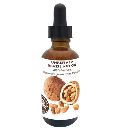 Best Nature's Cosmetics Virgin Organic Brazil Nut Oil, Hydrating Moisturizer for Skin & Hair, Cold-Pressed, Anti-Aging, Restores Radiance, Non-Greasy for Face & Body, Controls Frizz 4 Fl Oz - 120 ml