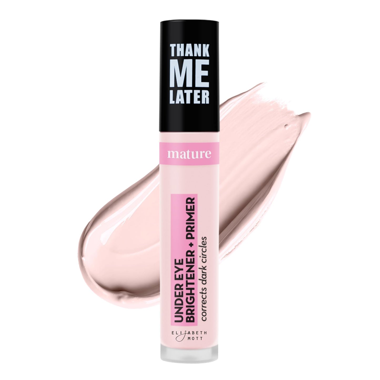 Elizabeth Mott Thank Me Later Under Eye Brightener Base – Soft Pink, 5ml