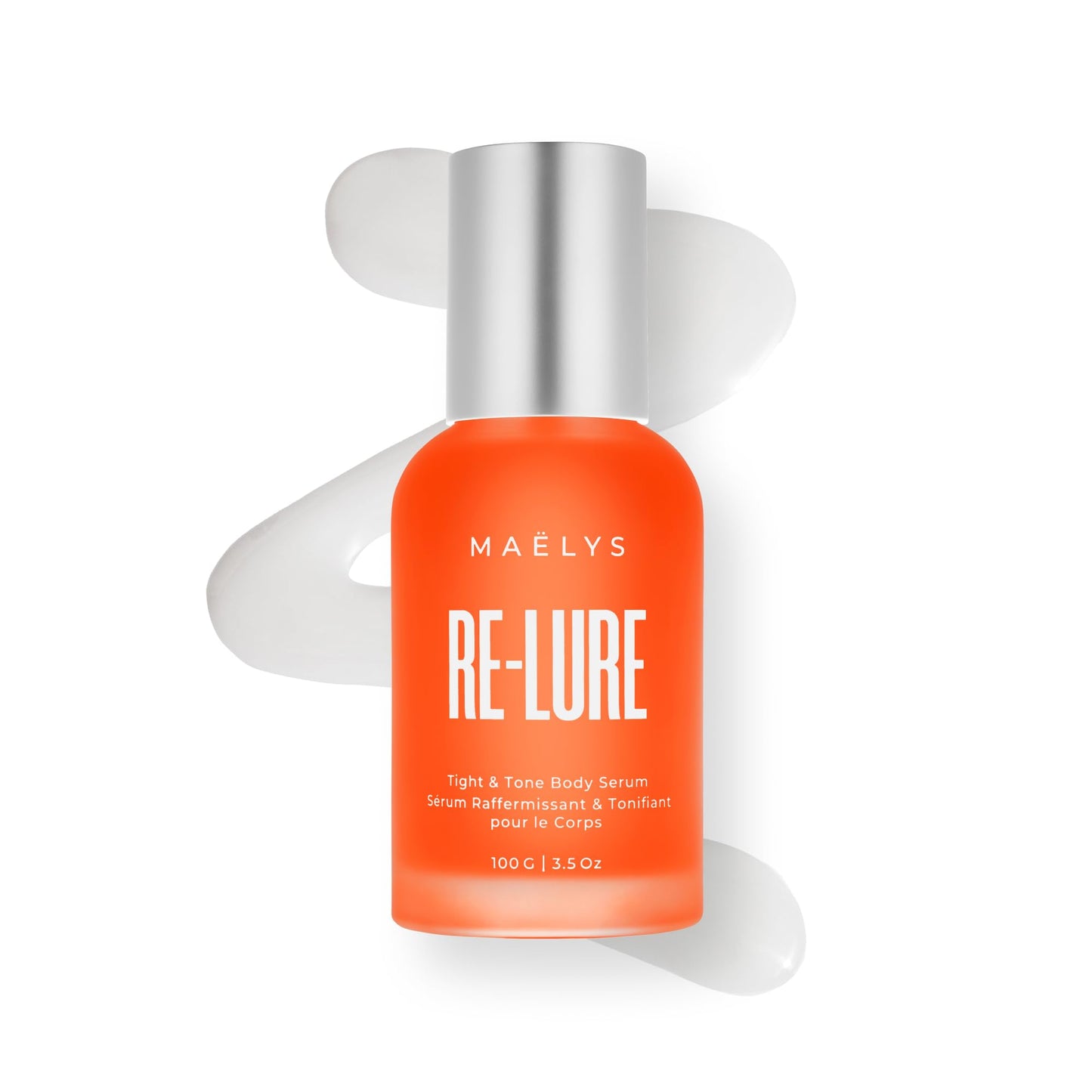 MAËLYS RE-LURE Tight & Tone Body Serum - Helps Reduce the Look of Cellulite - Skin Tightening with Hyaluronic Acid - Firming for Stomach, Thighs & Arms - Lightweight Body Firming Serum (3.5 Fl Oz)