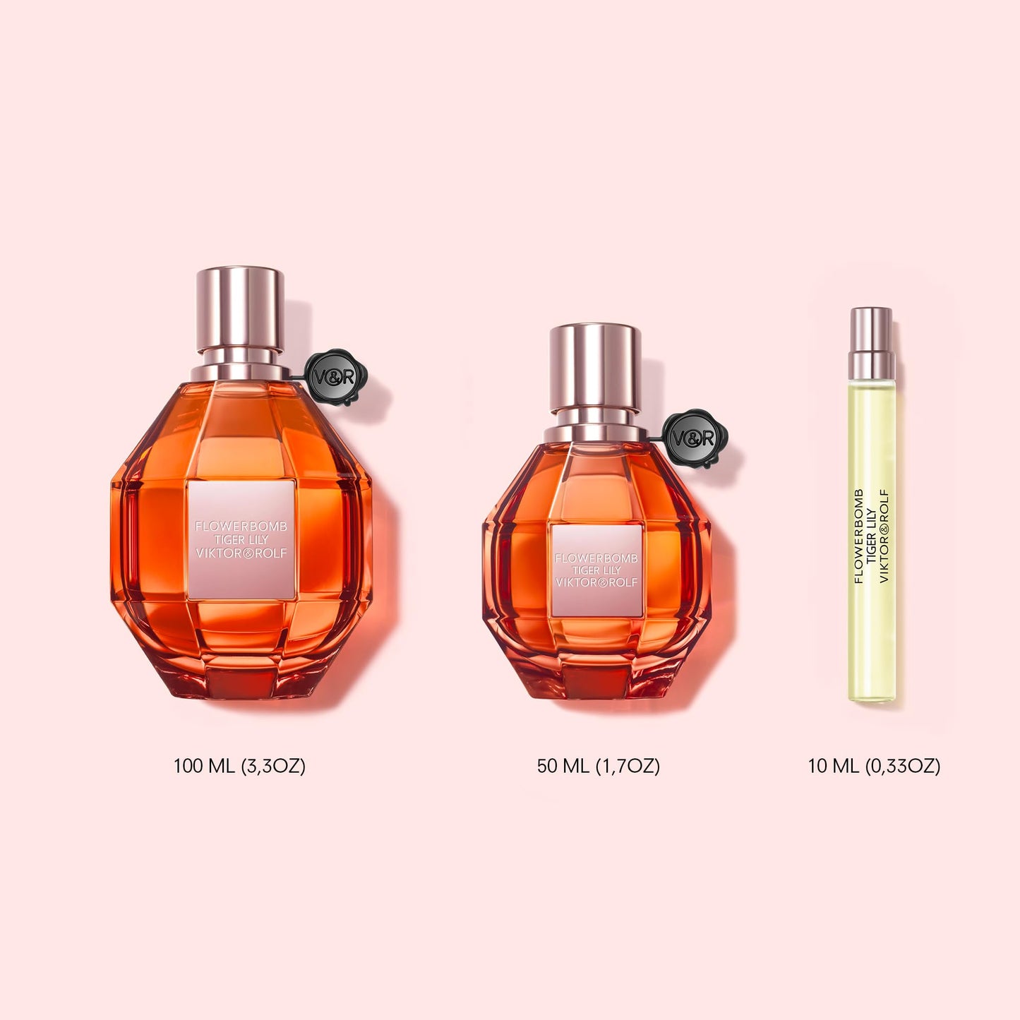 Viktor&Rolf - Tiger Lily Eau de Parfum - Women's Perfume - Floral, Ambery, & Fruity - With Notes of Coconut & Mango - 0.34 Fl Oz - Travel Size