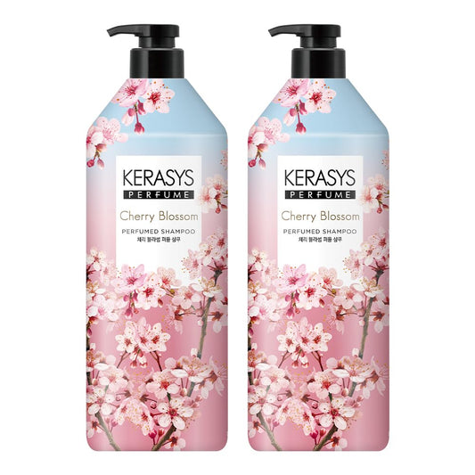 Kerasys CHERRY BLOSSOM Perfumed 33.8 fl oz / 1L (Shampoo, 2-Pack)