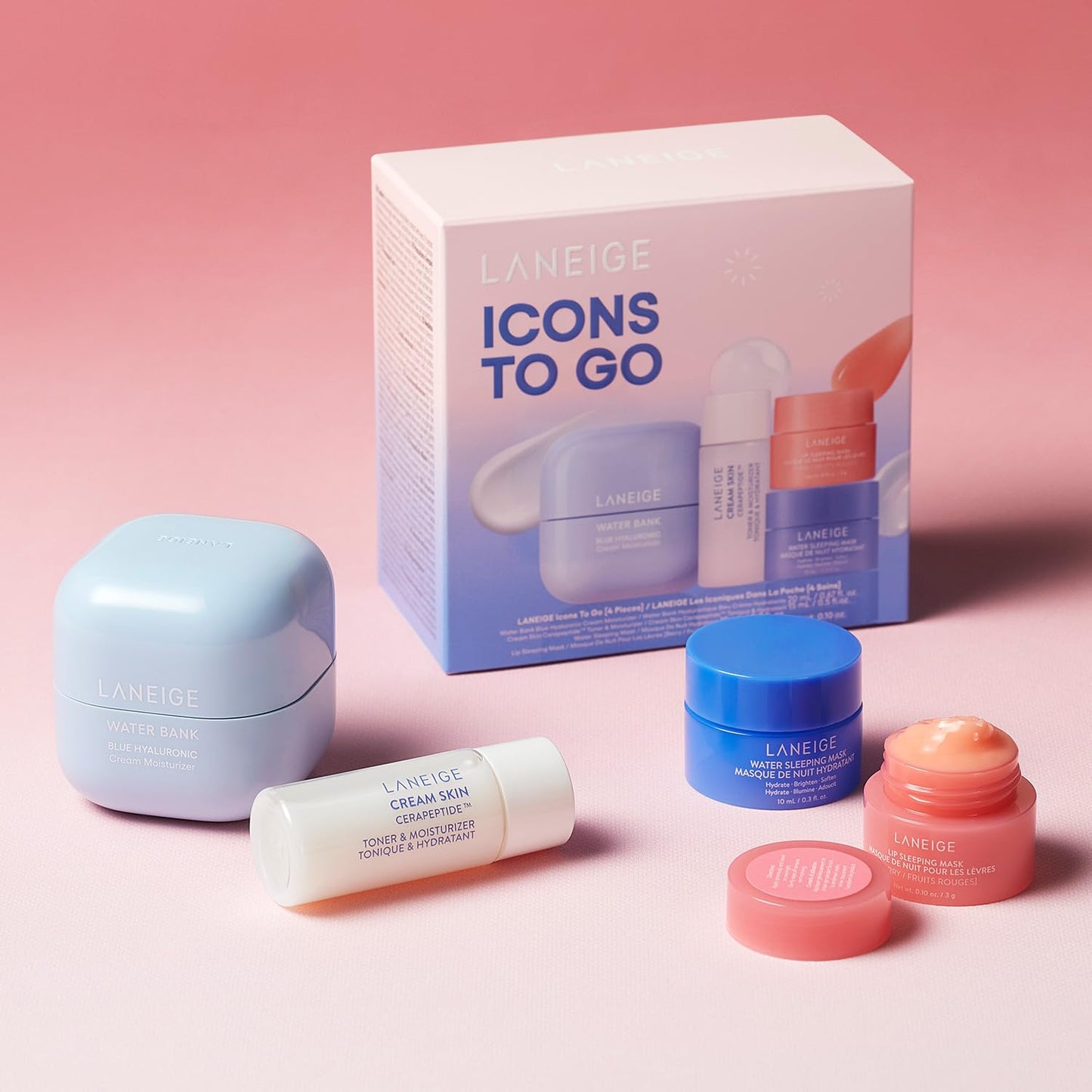 LANEIGE Besties Set: Hydrate & Nourish on-the-go (Packaging may vary)