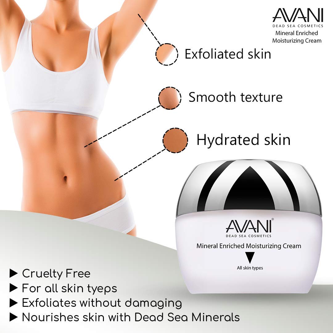 Avani Mineral Enriched Moisturizing Cream - For Normal to Dry Skin, 1.7 fl. oz.