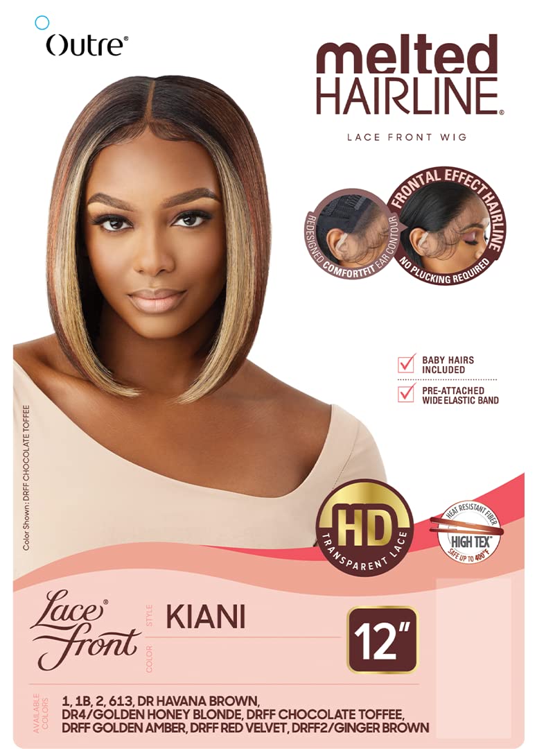 Outre Lace Front Wig - Melted Hairline - KIANI (DARK BROWN 2)