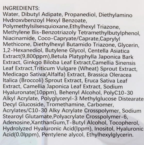 Centella Sunscreen SPF 50, Sunscreen for Face, Water Resistant Strong UV Protection No White Cast, Centella Madagascar Face Sun Screen Oil Free Korean Skincare(Green 2)