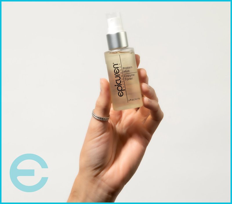 Epicuren Discovery Protein Mist Enzyme Toner 2 oz with B-Vitamins and Collagen Amino Acids to Promote Hydration