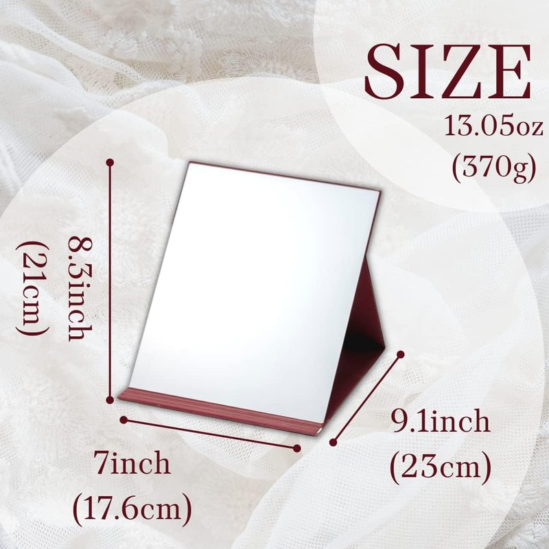 Folding Makeup Mirror - Portable Tabletop Design | Made in Japan, Compact & Stylish