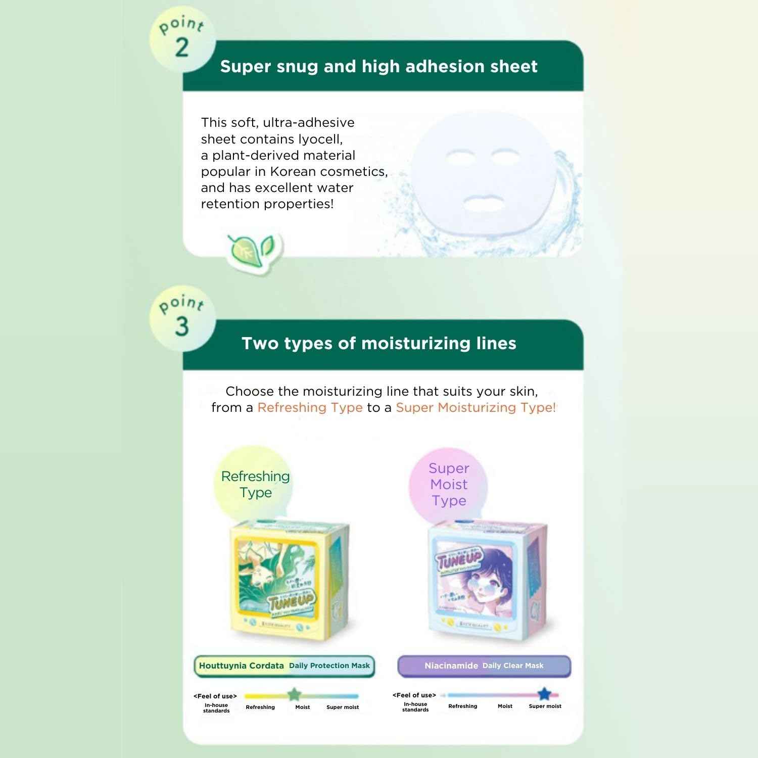 TUNEUP Dokudami Daily Protection Sheet Mask - 7 Sheet