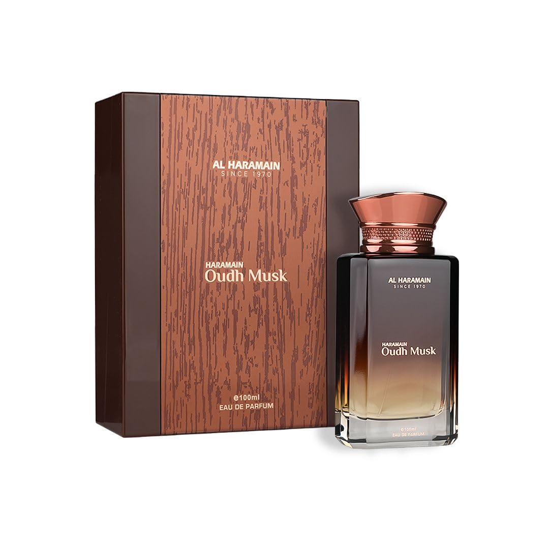 Oudh Musk by Al Haramain for Men - 3.33 oz EDP Spray