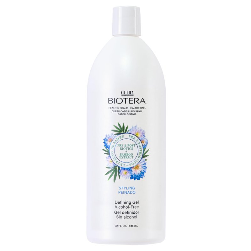 Biotera Styling Defining Gel Alcohol-Free | Flexible Sculpting & Shaping | Radiant Shine | No Stickiness or Flaking | Vegan & Animal Test Free | Paraben Free | Color-Safe | 32 Fl Oz