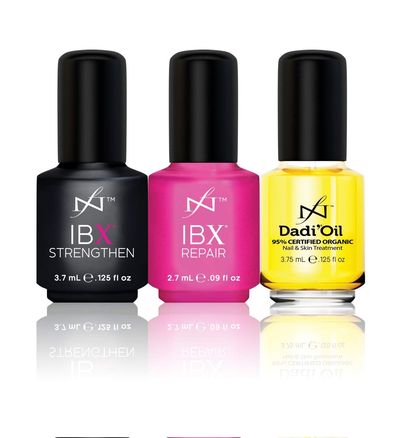 IBX Mini Duo Nail Polish Set - Restorative Dadi Oil for Healthy Nails | Perfect for Nail Care