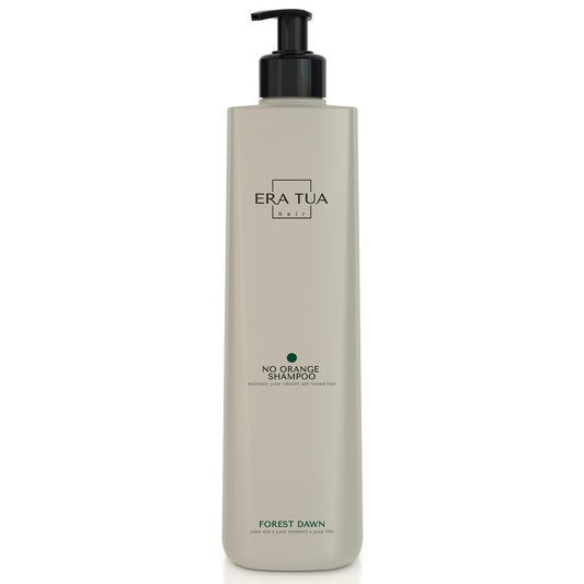 ERA TUA Forest Dawn No-Orange Hair Shampoo| Dutch Made Blue Pigment Neutralizer for Orange & Copper Hair Tones | Paraben Free Formula | Sweet Mandarin, Bergamot, Pink Rose & Vanilla Scent | 750 ml