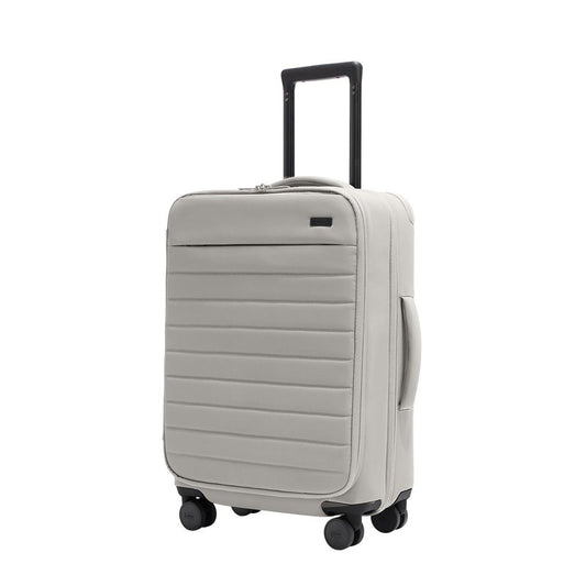 Away Bigger Carry-On Luggage - 23-Inch Lightweight, Expandable Softside Suitcase with 360° Spinner Wheels, Interior Compression System, TSA-Accepted Lock - Cloud Gray