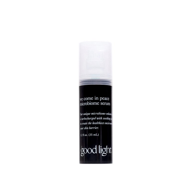 good light We Come in Peace Microbiome Serum. Brightening Face Serum with Probiotic Extract, Bakuchiol, & Blue Tansy. Hydrating, Soothing, Anti Aging, Dark Spot Treatment (1.2 fl oz)