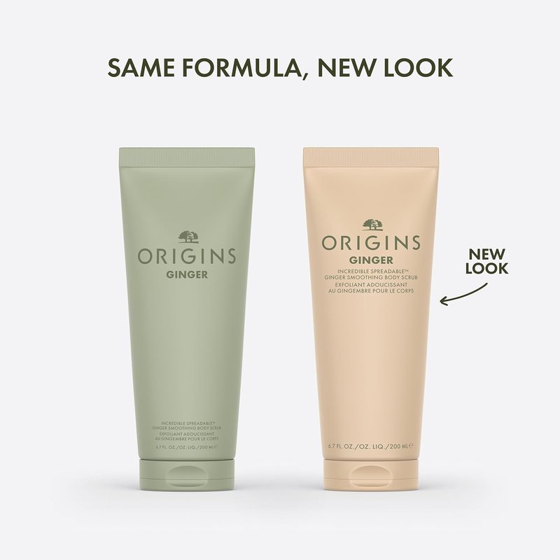 Origins Incredible Spreadable Ginger Body Scrub - Gently Exfoliates with Sugar & Ginger | 6.7 Fl Oz