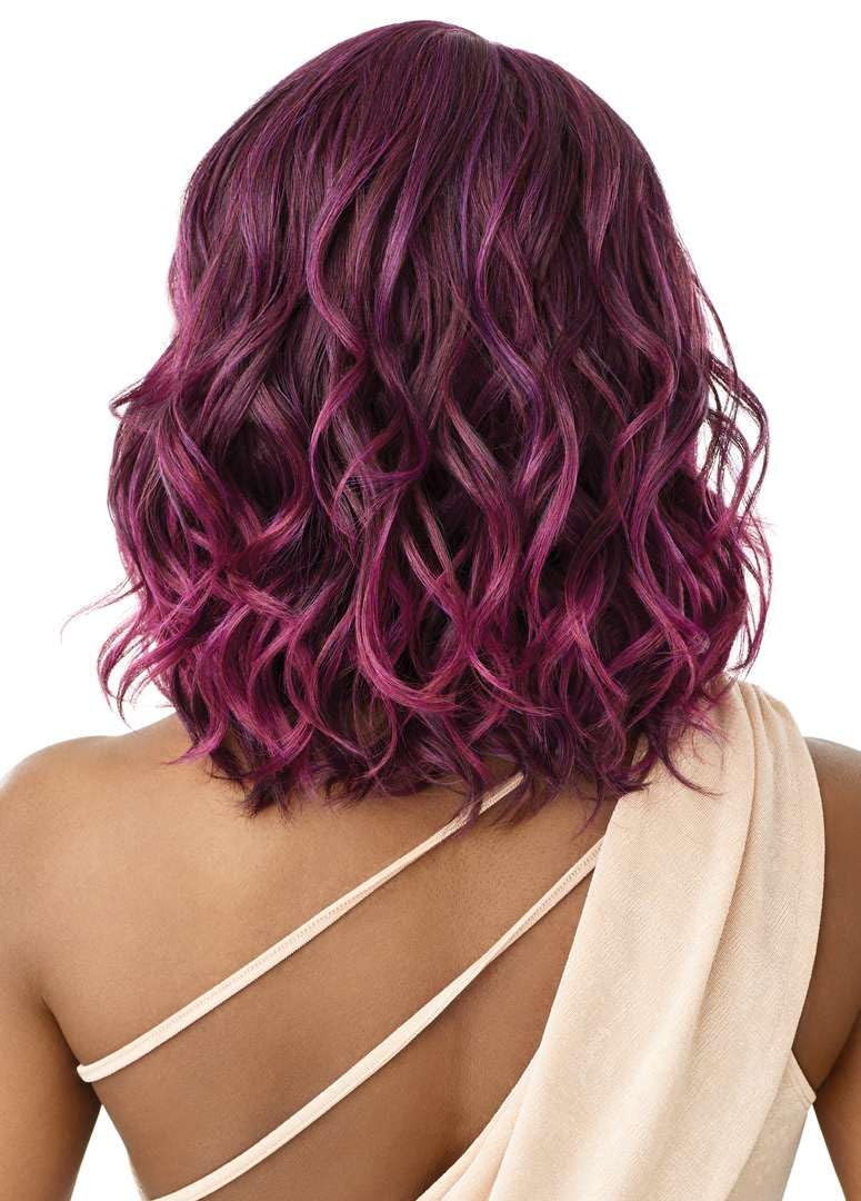 Outre Lace Front Wig - Melted Hairline - Judi (DR PINK BLUSH)
