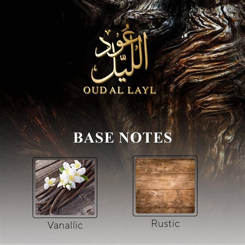 ARABIYAT Oud Al Layl Perfume - Eau de Parfum Spray - Sweet Fruity & Floral Fragrance for Women & Men - 100 ml