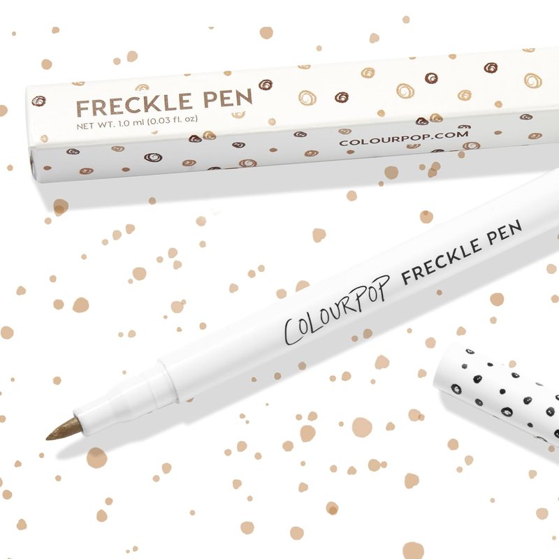 ColourPop Freckle Pen - Long-Lasting Faux Freckle Makeup for Natural Look | Soft Brown (0.03 oz)
