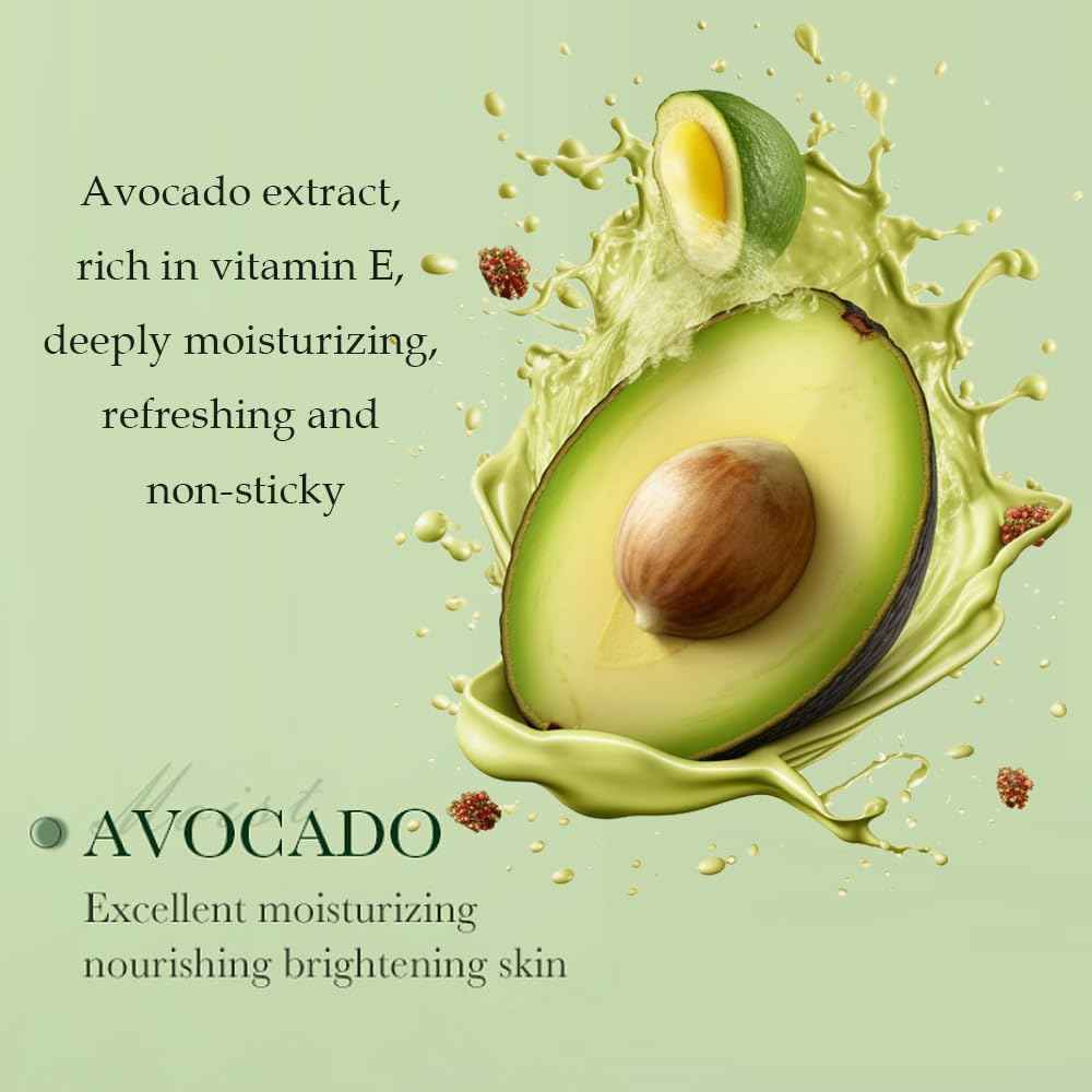 Avocado Skin Care Sets, 11pcs Skin Care Gift Set with Lip Balm, Toner, Lotion, Face Serum, Eye Cream For Hydrating Skin, Anti-Aging Skin For Women Teen Girls (Extra Large, 11, Count)