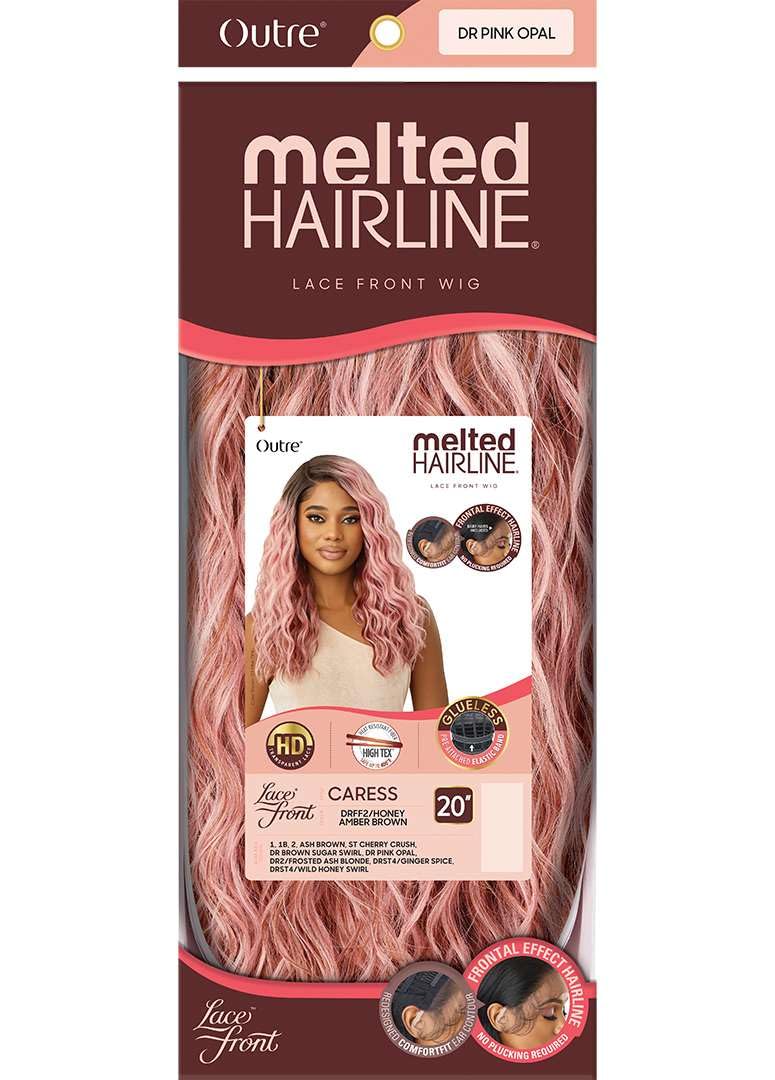 Outre Lace Front Wig - Melted Hairline - Caress (JET BLACK 1)