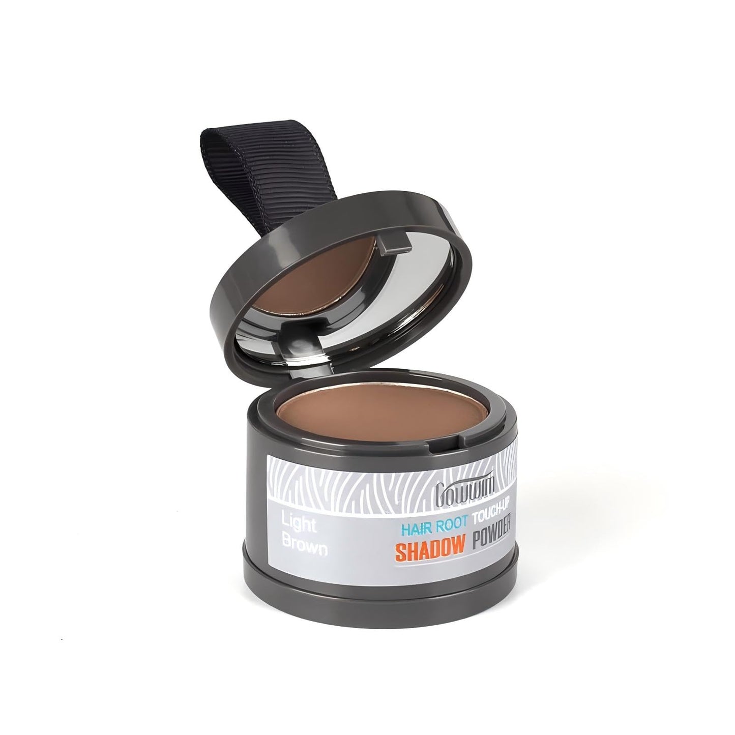 gowwim Root Touch Up, Hair Powder for Instantly Concealing Hair Loss, Receding Hairline & Beard, Eyebrow Powder, 0.14oz/4g