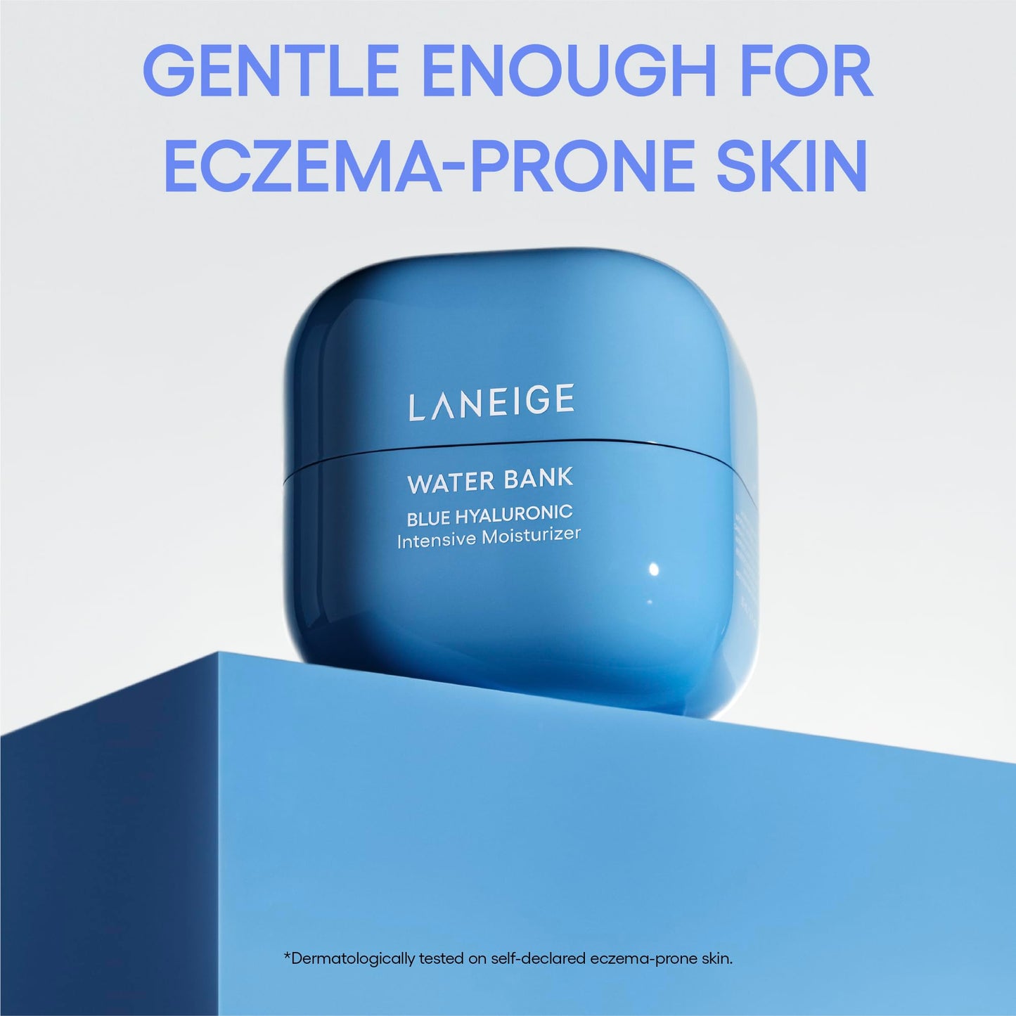LANEIGE Water Bank Blue Hyaluronic Intensive Moisturizer Refill: Hydrating Face Cream for Very Dry Skin with Squalane & Peptide for Skin Barrier Support, Dermatologist-Tested
