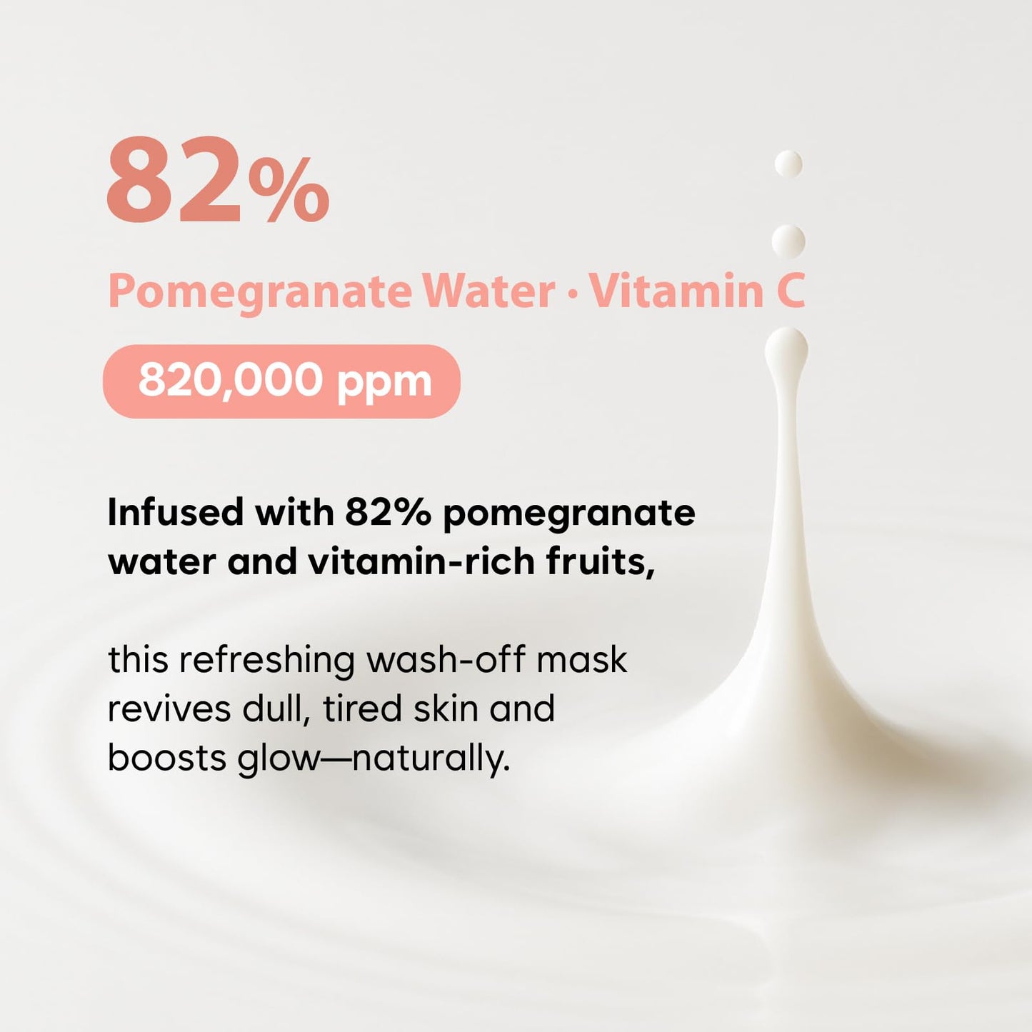 MIDHA VITA C VITALIZING MASK, 3.38fl.oz/100ml,Hydrating, Jelly Texture, Glow-Enhancing, Moisture boost, Daily Vitality Boosting, Soothing, Nourishing, Wash off Pack