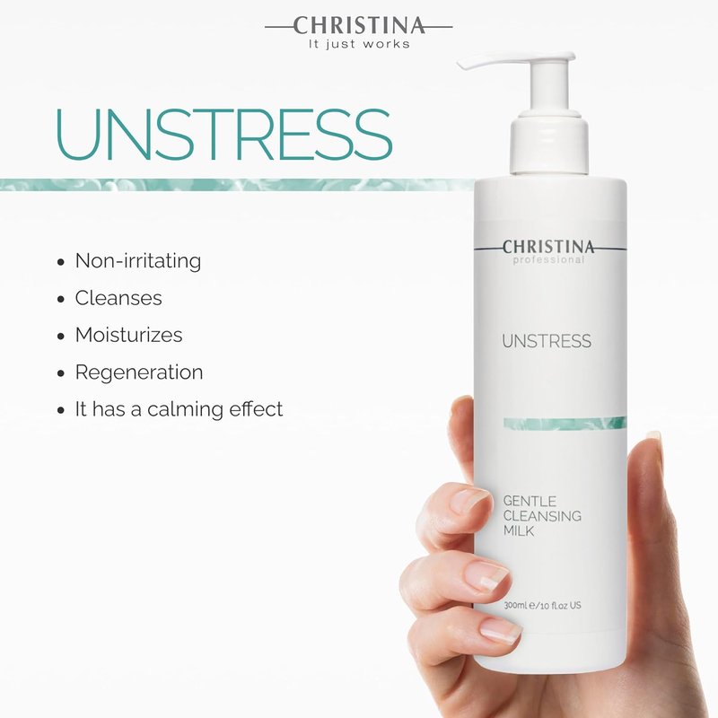 Gentle Cleansing Milk Makeup Remover for Face & Eyes - Soap-Free, Calendula & Vitamin E - 300 ml - Safe for All Skin Types