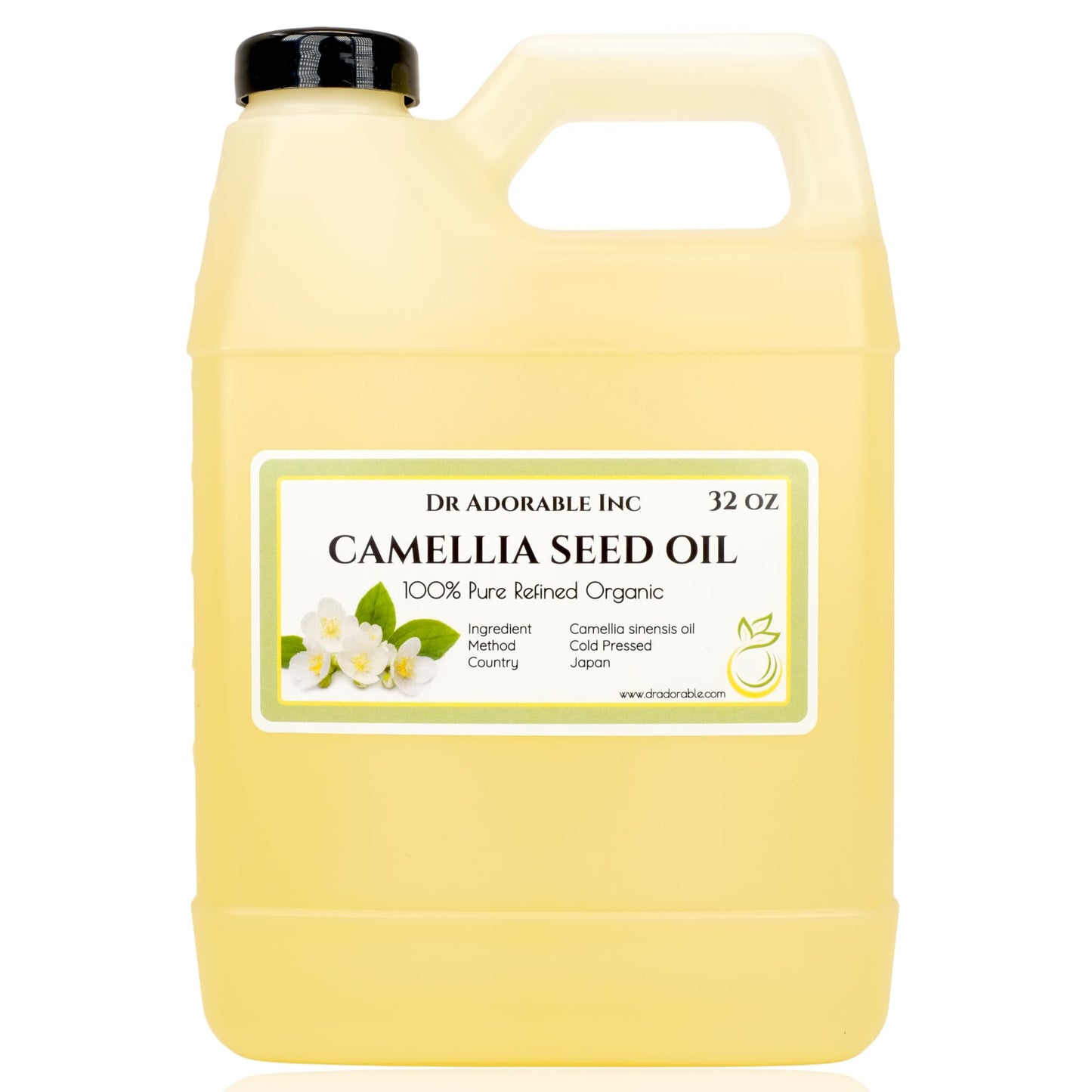 Dr Adorable - 32 oz - Camellia Seed Oil - 100% Pure Natural Organic Cold Pressed