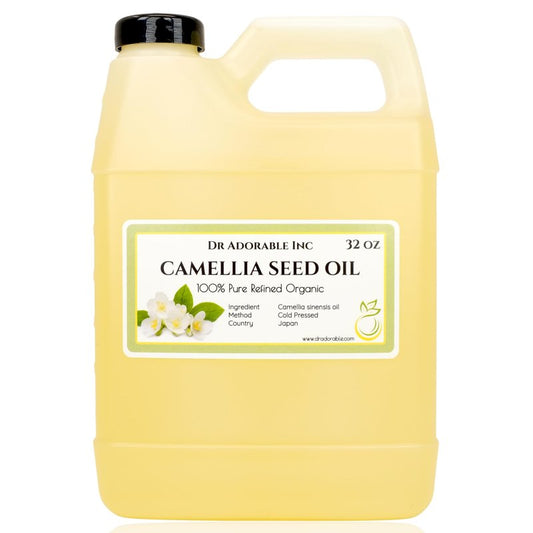 Dr Adorable - 32 oz - Camellia Seed Oil - 100% Pure Natural Organic Cold Pressed
