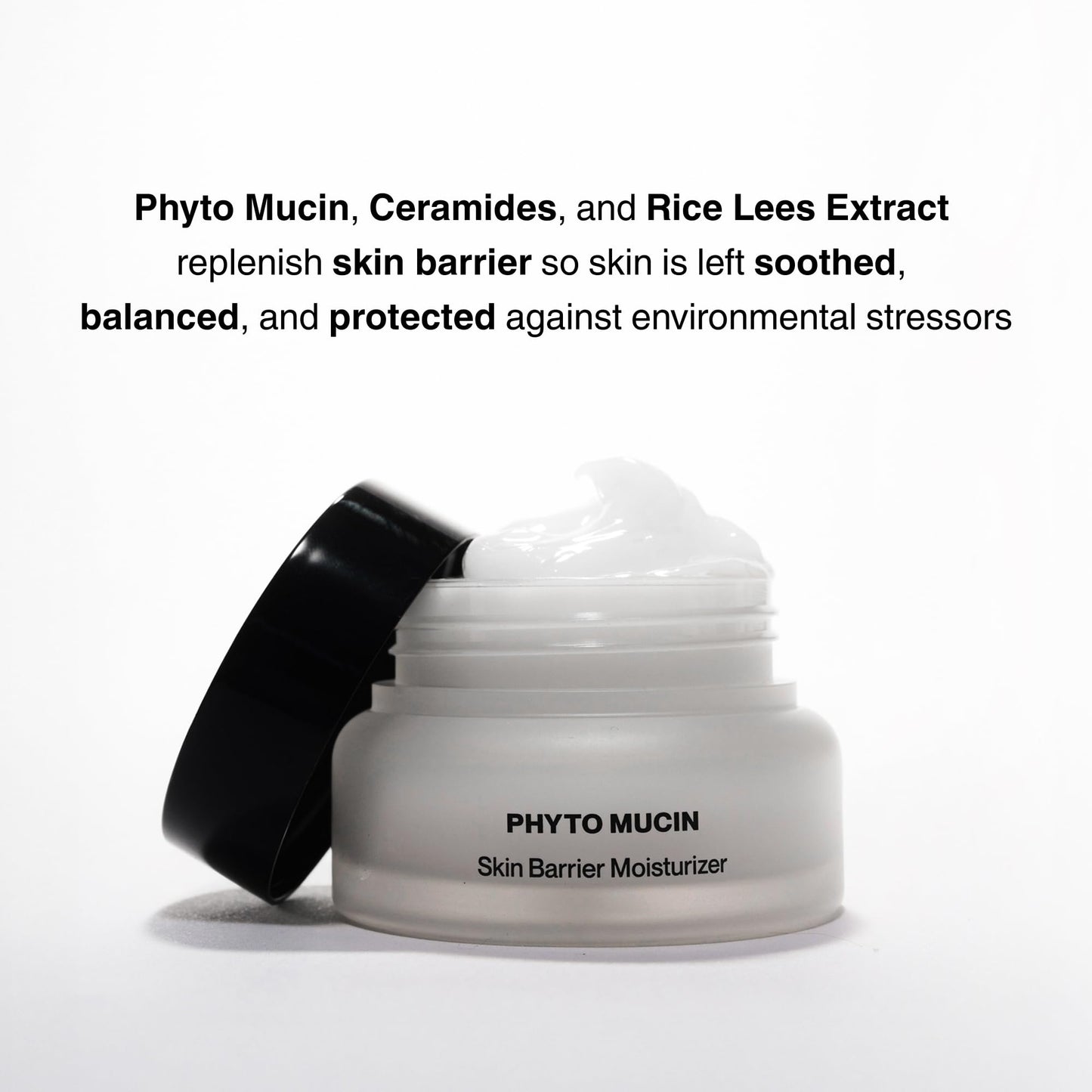 Knours. Korean Phyto Mucin Skin Barrier Repair Cream – Lightweight 6 Ceramide Gel Moisturizer for Oily, Sensitive & Acne Prone Skin, Certified Vegan & Natural, Fragrance Free, 50ml / 1.69 fl oz