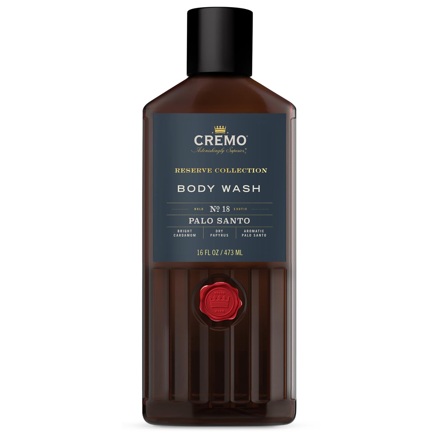 Cremo Men's Italian Bergamot & Palo Santo Body Washes Bundle, Notes of Italian Bergamot, Neroli Blossom, Fresh Vetiver, Bright Cardamom, Dry Papyrus and Aromatic Palo Santo, 2 x 16 Fl Oz