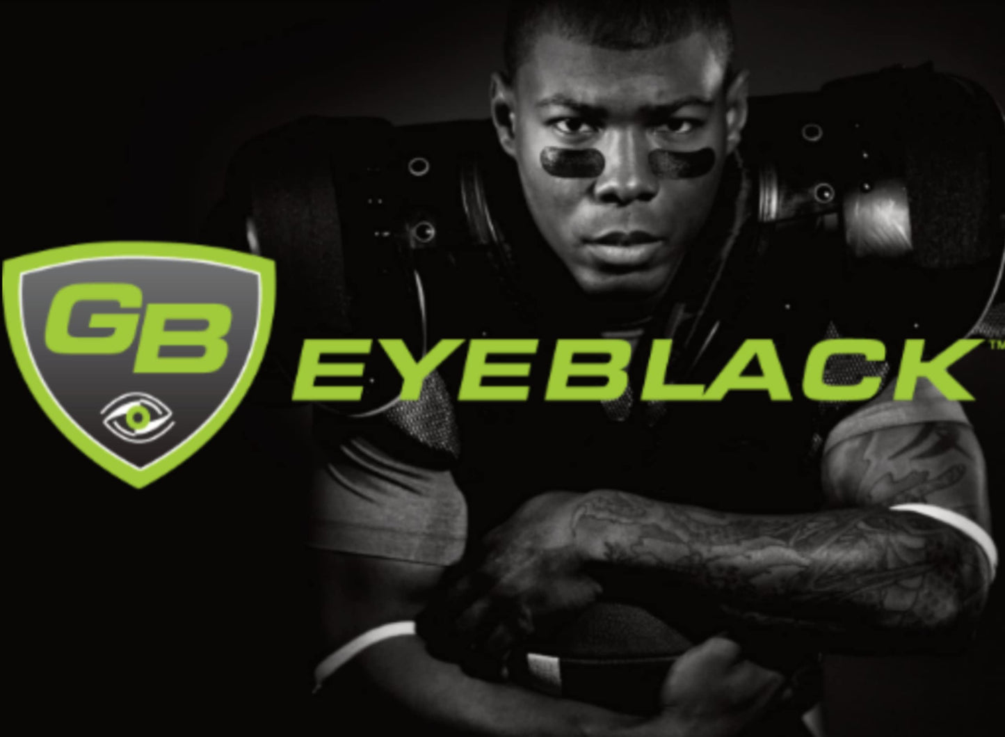 GB Eyeblack - 6 Pairs Peel & Stick Athletic Eyeblack, Maryland Eye Black, Eye Black Football, Glare Blockers Colored Eye Black Stickers, Eye Black Baseball, No Mess, Won't Fall Off