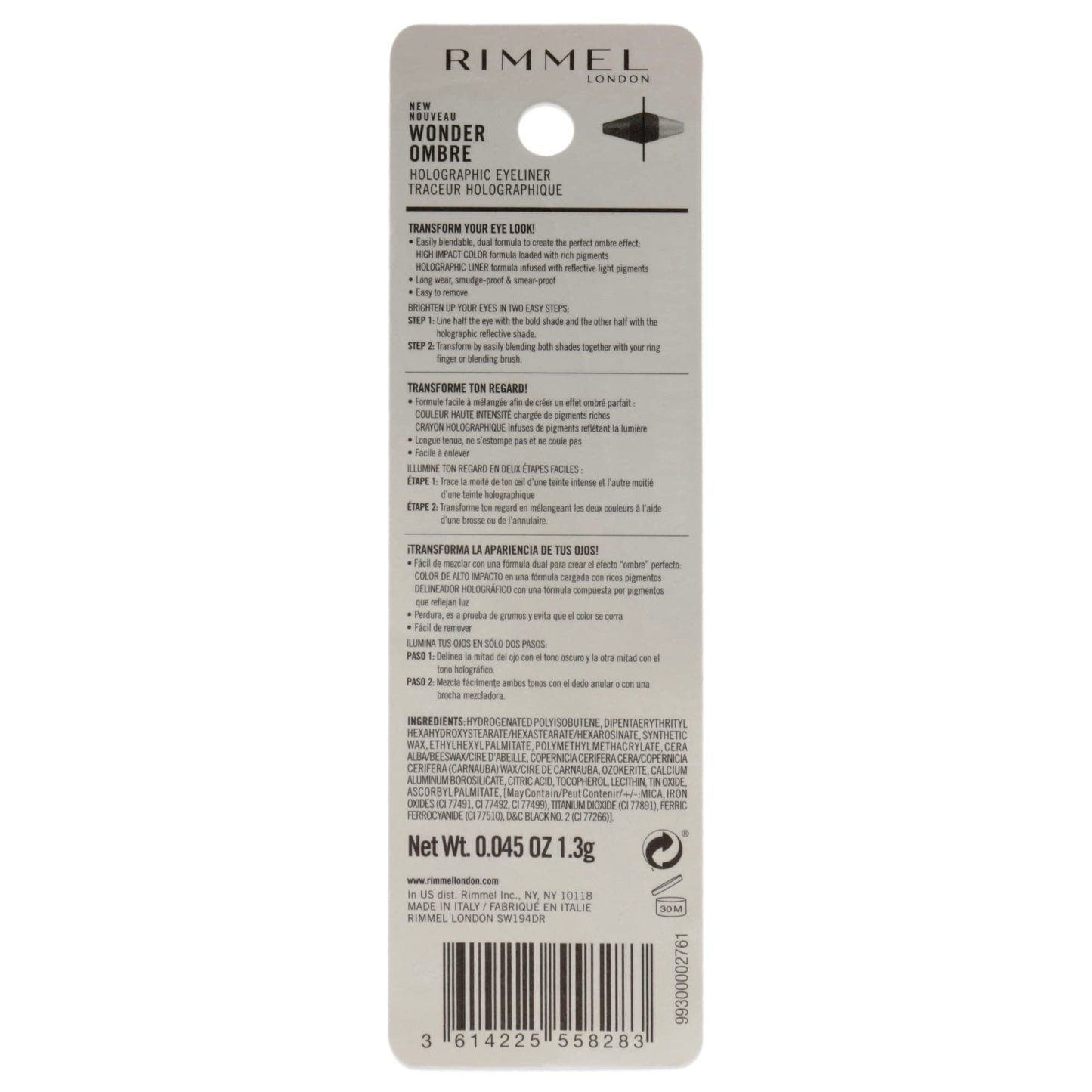 Rimmel Wonder Ombre Eye Liner, Golden Gaze, 0.04 Ounce