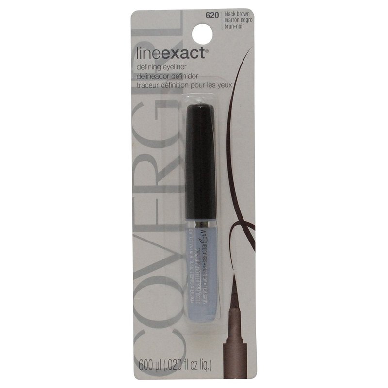 Covergirl Liquid Eyeliner - Precise Lineexact Formula in Black Brown, 0.02 Oz