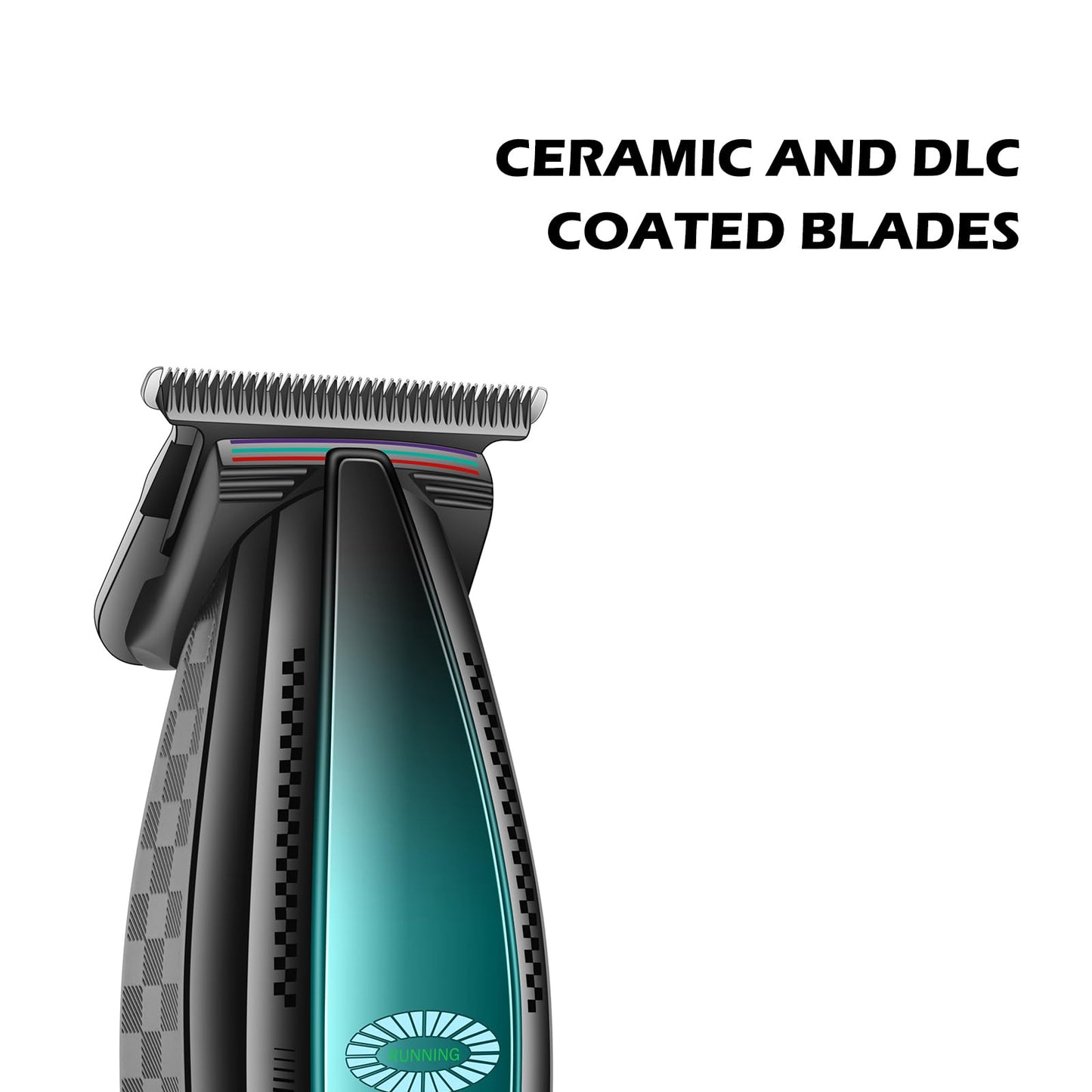 VGR 906/992/640 Trimmer T Blade Replacement, Carbon Steel T Shaped Blade with Zero Gapped for Clipper, Adjustable Precision for Professional Grade Trimmers