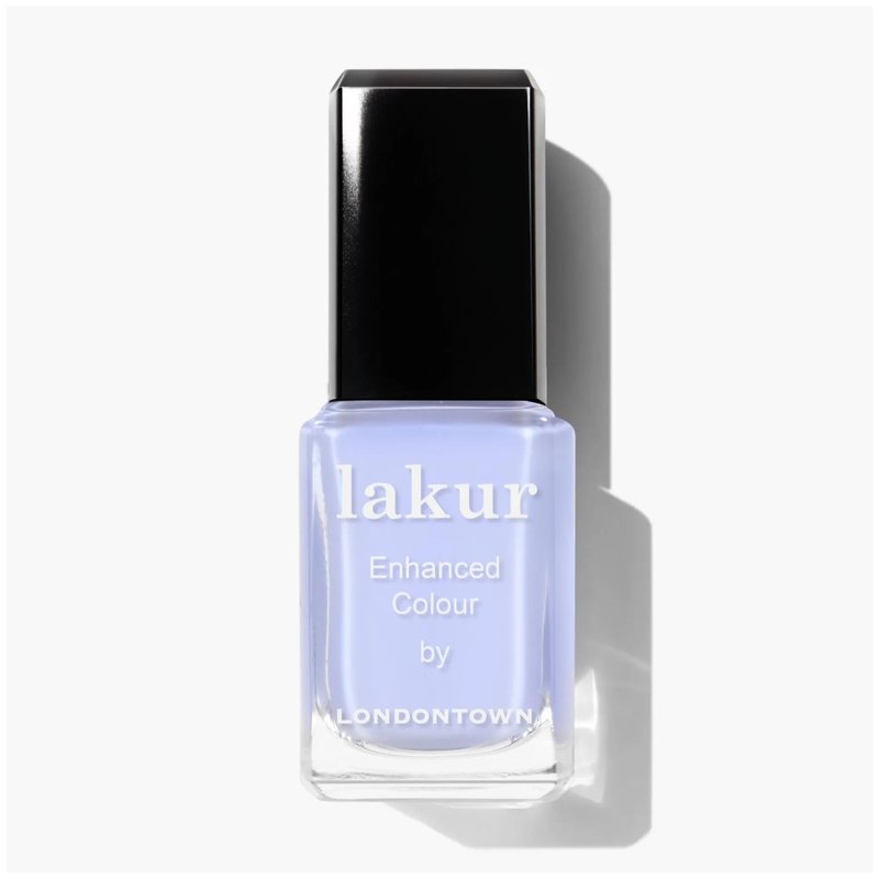 LONDONTOWN Lakur Nail Polish – Blue, Cloud Nine, 0.4 Fl Oz, Long-Lasting, Streak-Free, Chip-Resistant | 21+ Free Non-Toxic Vegan Nail Color, Strengthens & Hydrates Nails